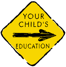 Child's Education Sign