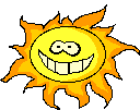 Smiling Sun Face